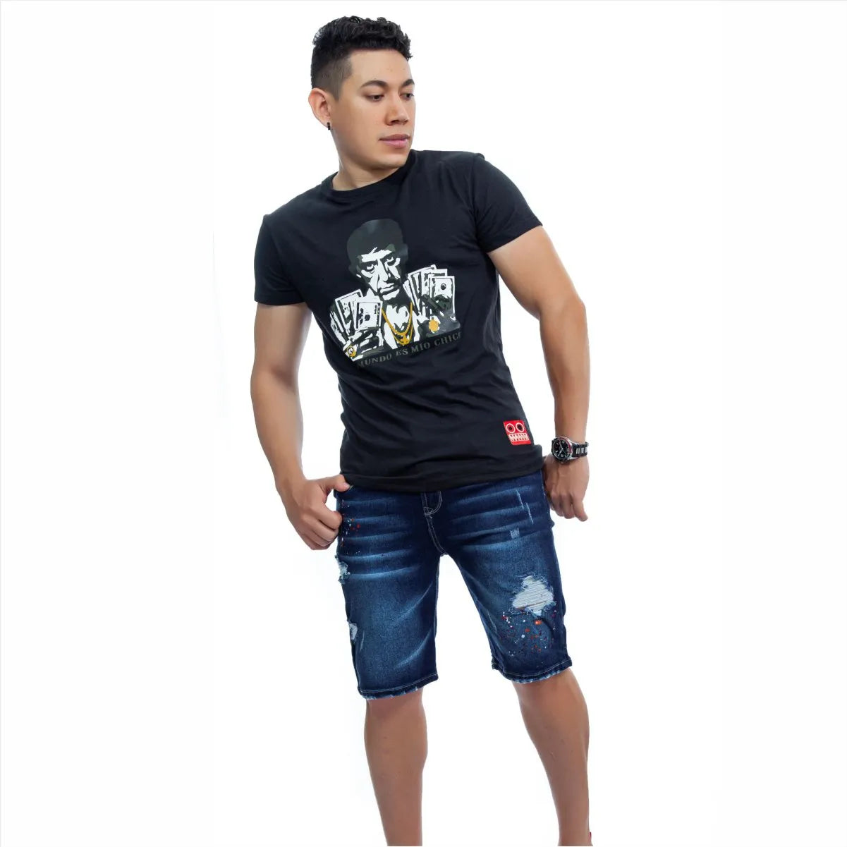 Camiseta Tony Dólar Cuello Redondo