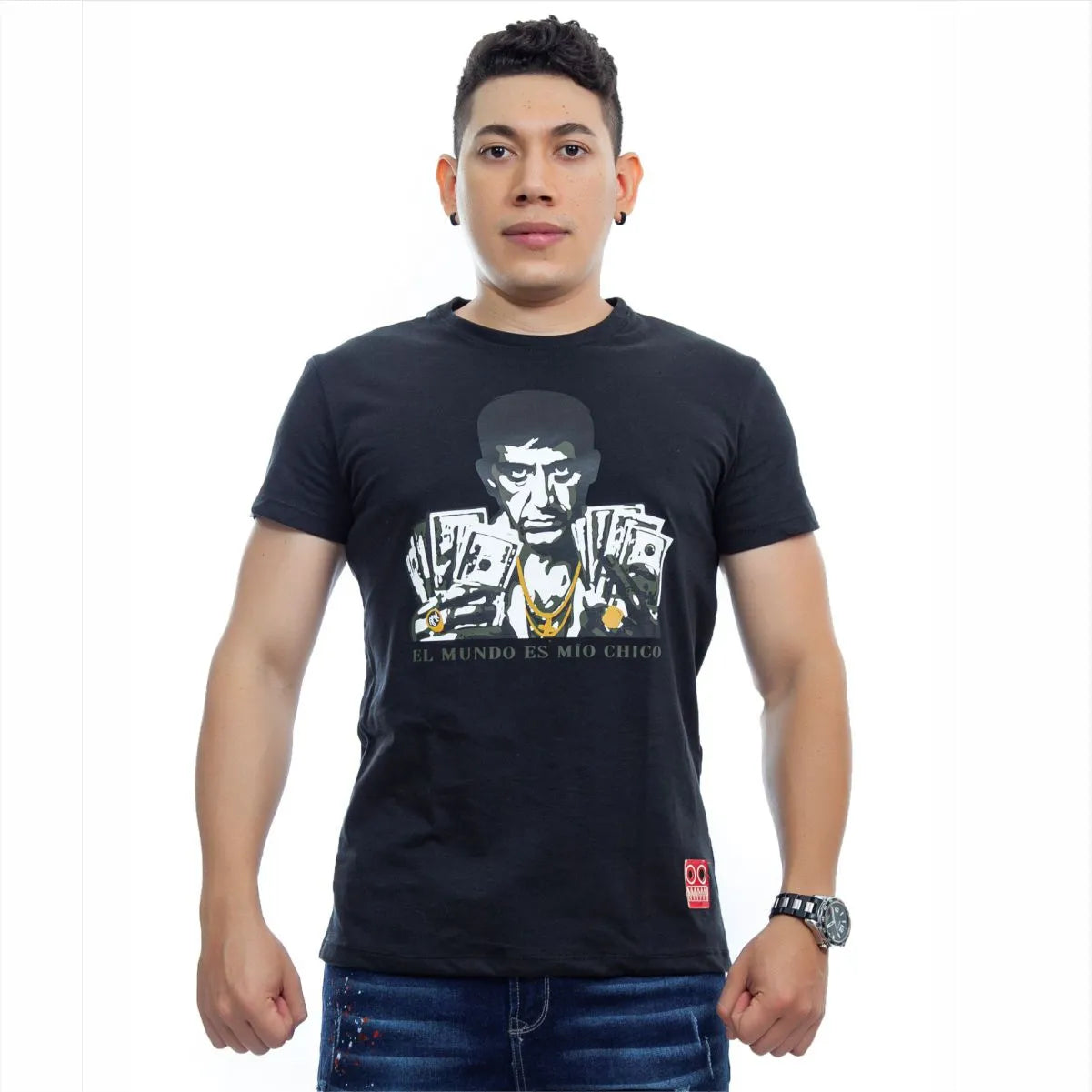 Camiseta Tony Dólar Cuello Redondo