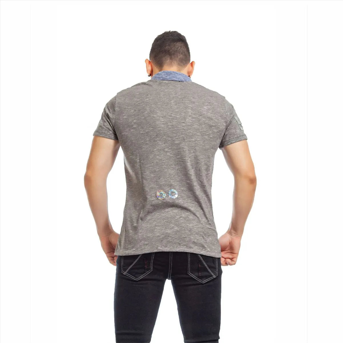 Polo Jersey Gris