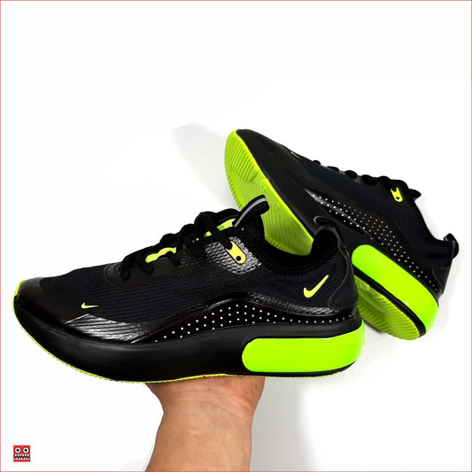 TENIS IMPORTADO NEGRO CON VERDE